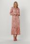 Moliin Rosalie Midi Jurk Bruin Multicolor Dames - Thumbnail 1