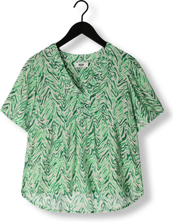 Moliin Groene Alex Blouse Multicolor Dames