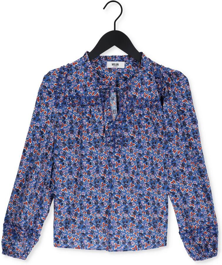 Moliin Philippa Blouse Blauw Stijlvol Vrouwen Blue Dames