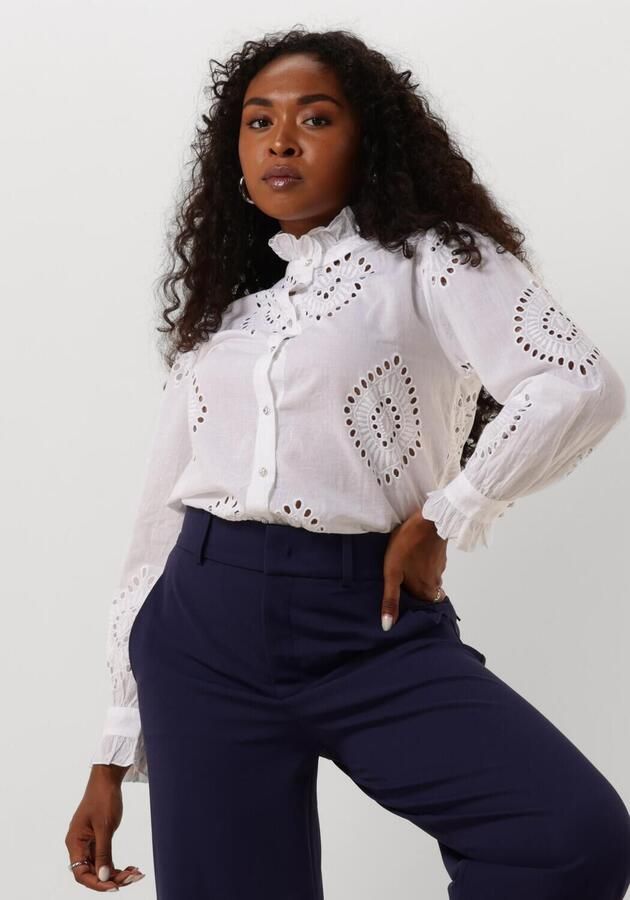 Moliin Elegante Witte Blouse Roberta White Dames - Foto 4