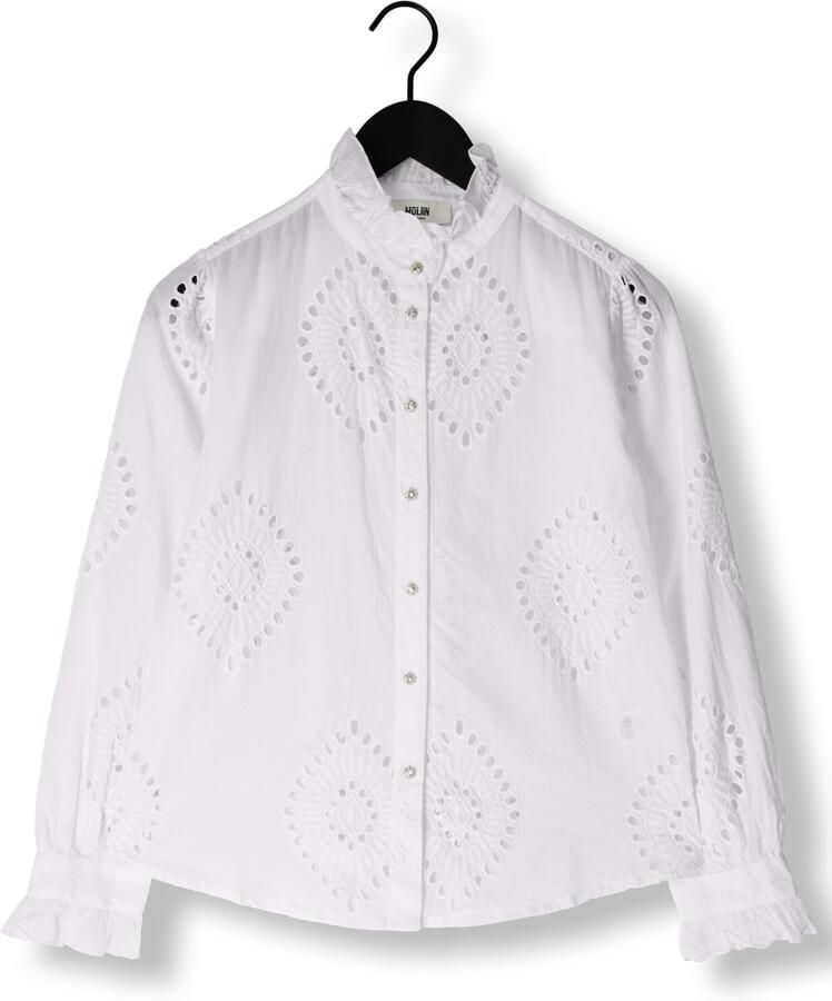Moliin Elegante Witte Blouse Roberta White Dames