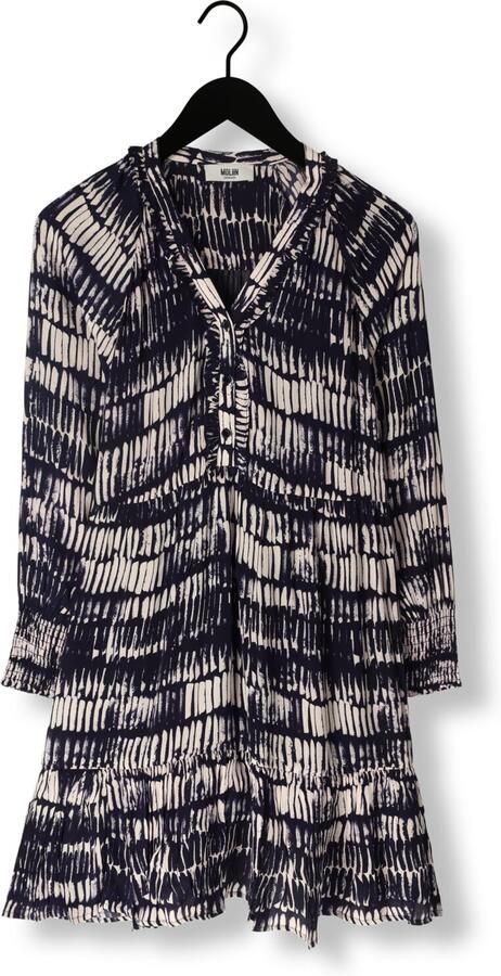 Moliin Louise Blauwe Mini Jurk Multicolor Dames - Foto 3