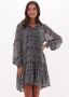 Moliin Tiana Zwarte Midi Jurk Multicolor Dames - Thumbnail 1