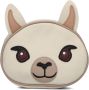 Molo Llama Schoudertas Beige Leer Beige Dames - Thumbnail 1