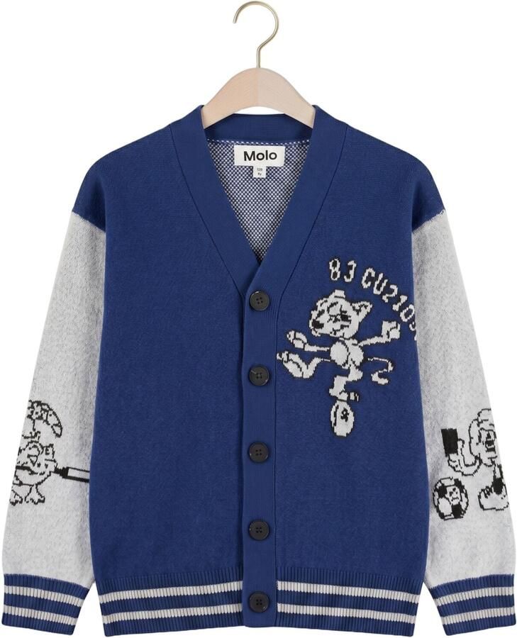 MOLO Jongens Truien & Vesten Bertel Donkerblauw