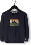 Moodstreet sweater met printopdruk 170 navy Blauw Jongens Katoen Ronde hals 110 116 - Thumbnail 1
