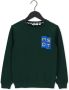 Moodstreet sweater met printopdruk donkergroen - Thumbnail 1