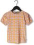 MOODSTREET Meisjes Tops & T-shirts T-shirt Aop Flower With Puffed Sleeve Lila - Thumbnail 1