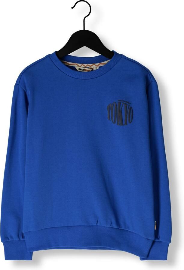 MOODSTREET Jongens Truien & Vesten Simon Mount Fuji Sweater Blauw - Foto 2