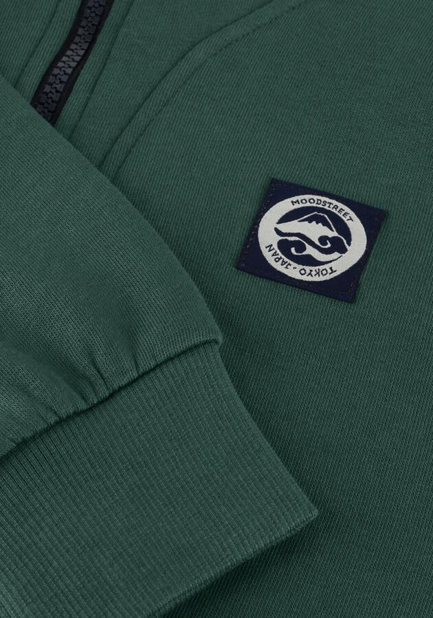 MOODSTREET Jongens Truien & Vesten Suki Zip-up Sweater Donkergroen - Foto 2