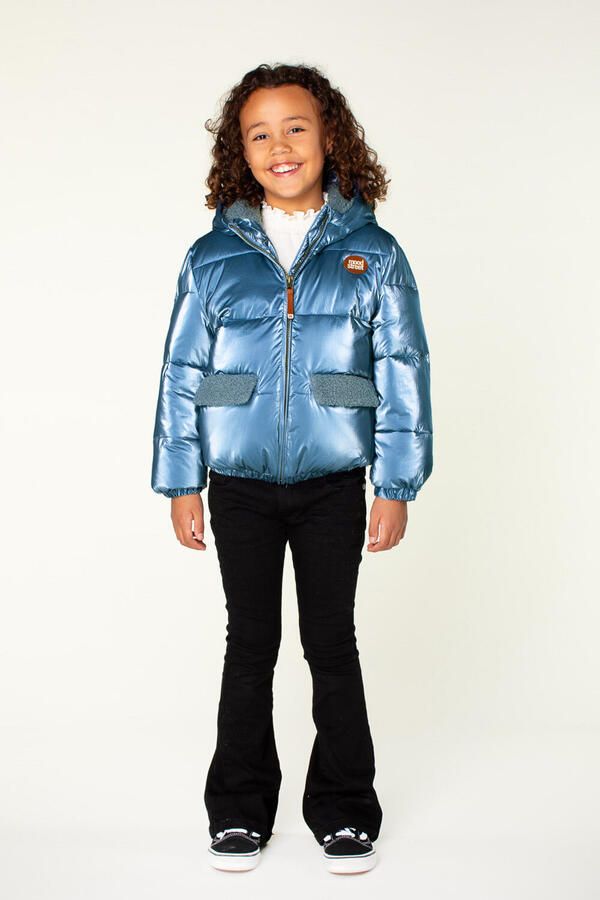 Modström Meisjes Gewatteerde Winterjas Lichtblauw Blue Dames - Foto 2