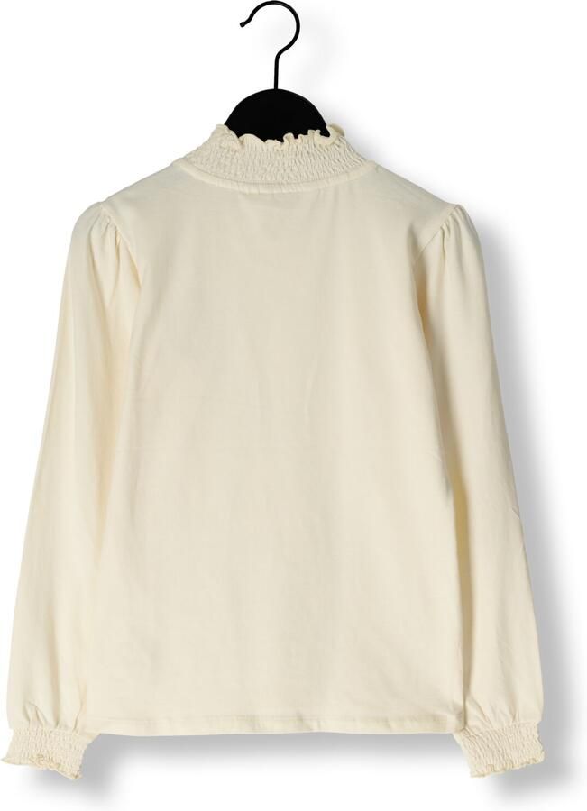 MOODSTREET Meisjes Tops & T-shirts Laure Smock-neck Top Ecru