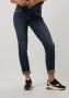 MOS MOSH Blauwe Jeans met Geborduurde Details en Mid High-Rise Taille Blue Dames - Thumbnail 1