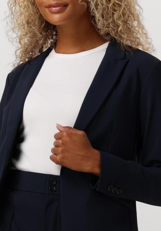 MOS MOSH Klassieke Blazer met Lange Mouwen en Klepzakken Blue Dames - Foto 3