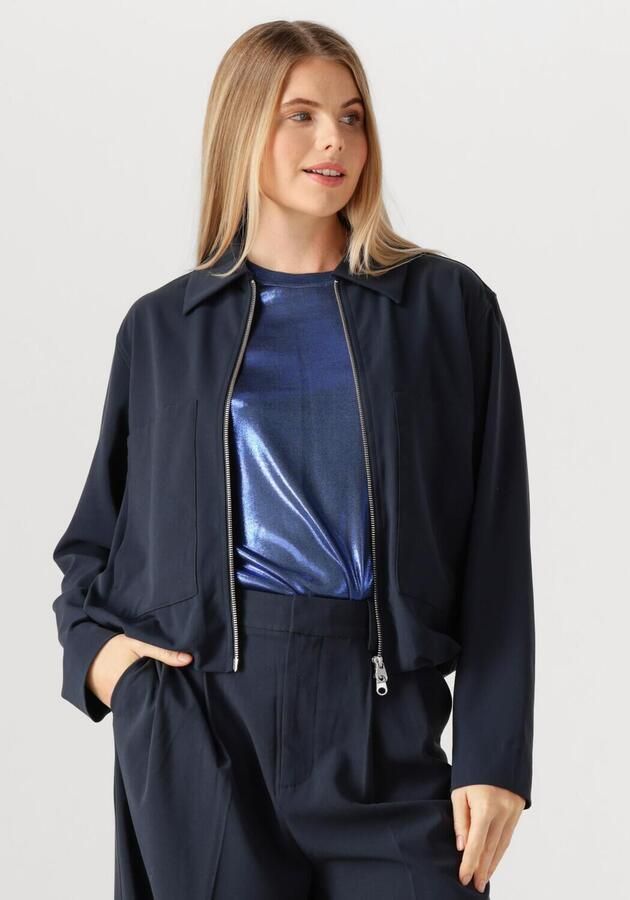 MOS MOSH Dames Blazers Mmkarmen panama jacket Donkerblauw - Foto 4