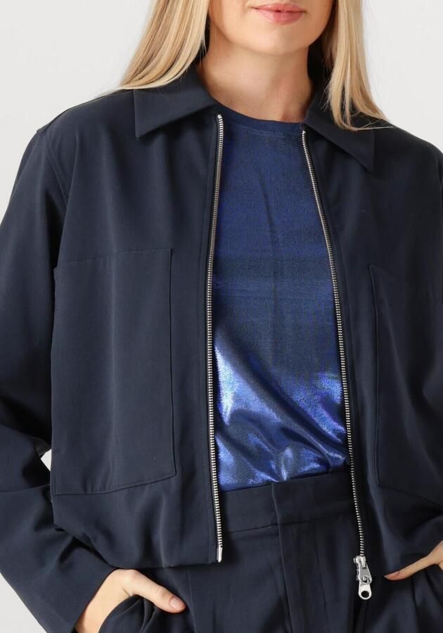 MOS MOSH Dames Blazers Mmkarmen panama jacket Donkerblauw - Foto 2