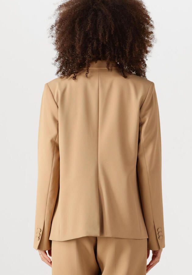MOS MOSH Vrouwelijke Blazer met V-Hals en Klepzakken Brown Dames - Foto 2