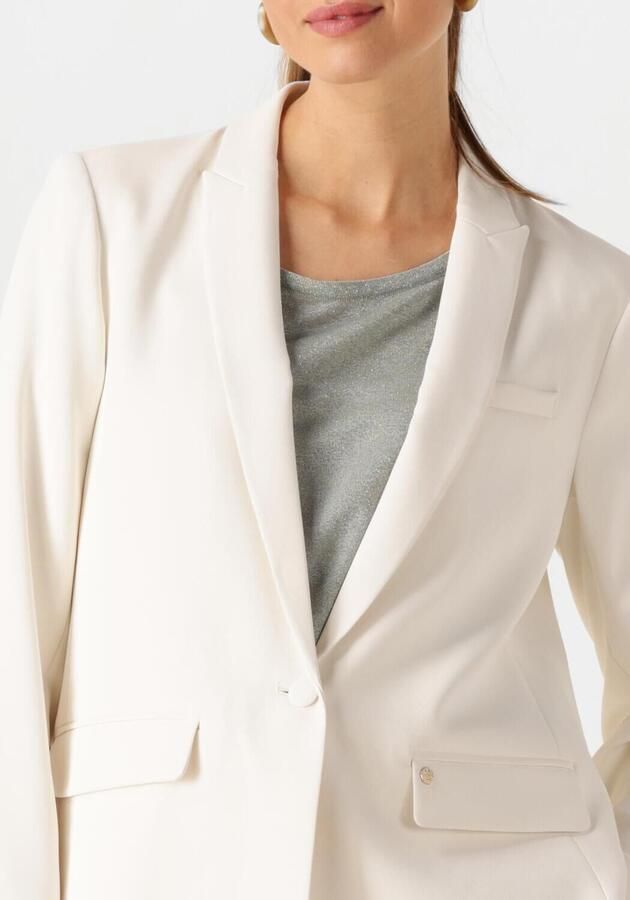 MOS MOSH Vrouwelijke Blazer met V-hals en Klepzakken White Dames - Foto 2