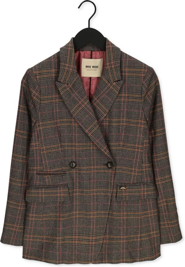MOS MOSH Bruine Tara Ansini Blazer Dames Brown Dames - Foto 3