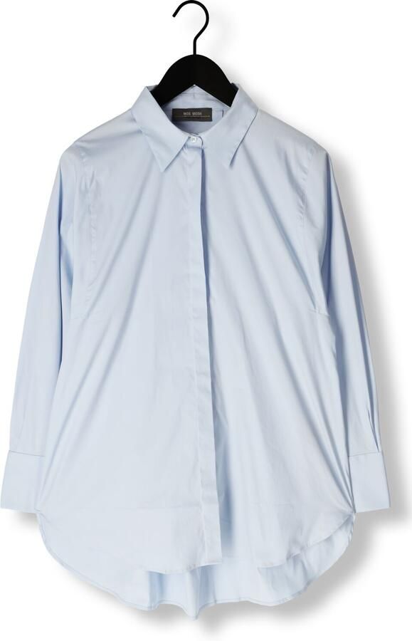 MOS MOSH Lichtblauwe Enola Blouse met Grafische Sneden Blue Dames - Foto 2