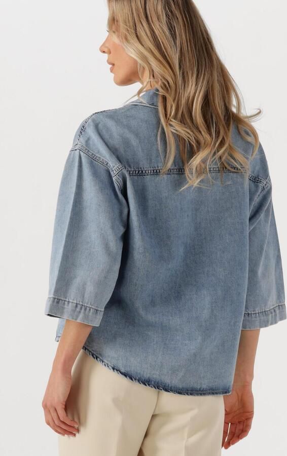MOS MOSH Dames Blouses Merla Lichtblauw - Foto 3
