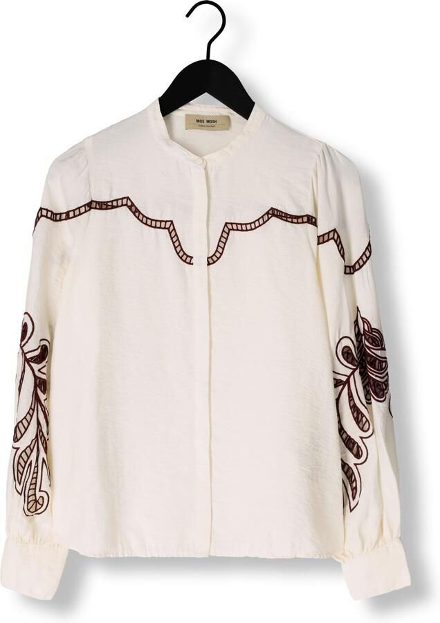 MOS MOSH Dames Blouses Mmaz Jorda Shirt Ecru