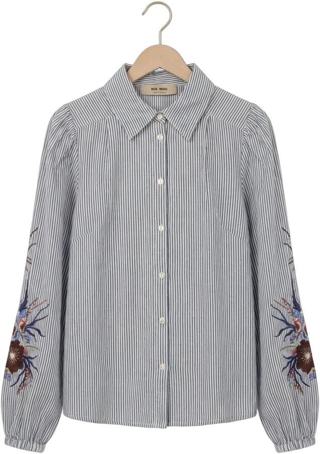 MOS MOSH Dames Blouses Mmciu Oxfo Shirt Wit - Foto 2