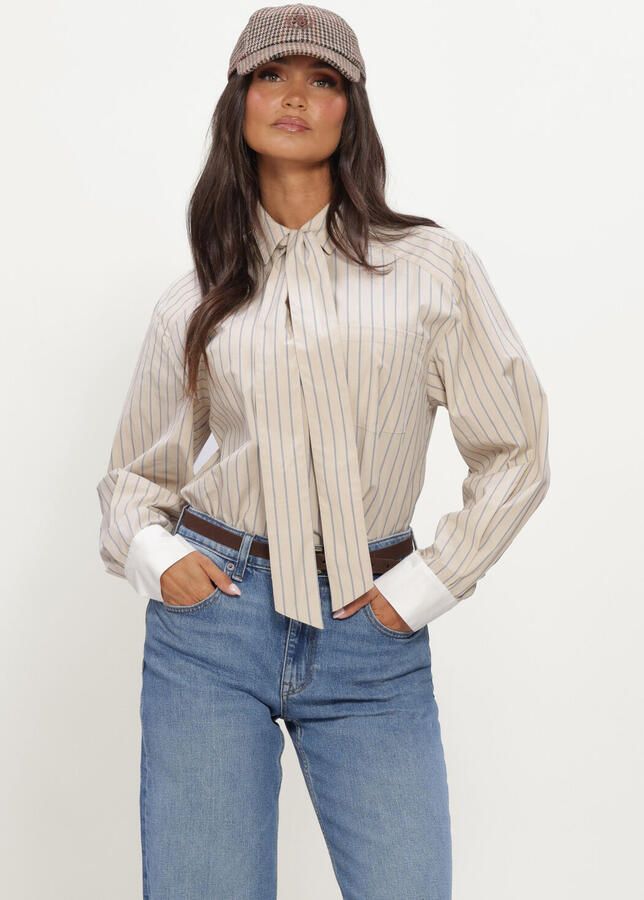 MOS MOSH Dames Blouses Mmkeeva Lilou Shirt Creme