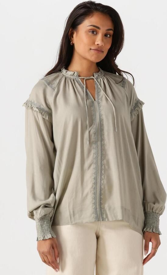 MOS MOSH Dames Blouses Mmmarb Sansa Emb Blouse Beige - Foto 4