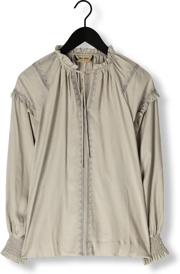 MOS MOSH Dames Blouses Mmmarb Sansa Emb Blouse Beige - Foto 3