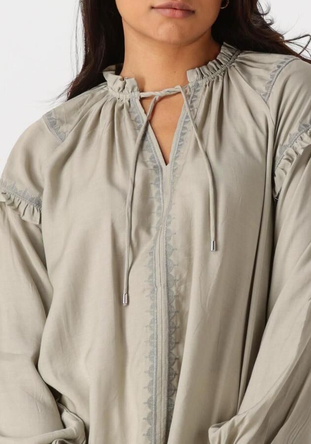 MOS MOSH Dames Blouses Mmmarb Sansa Emb Blouse Beige