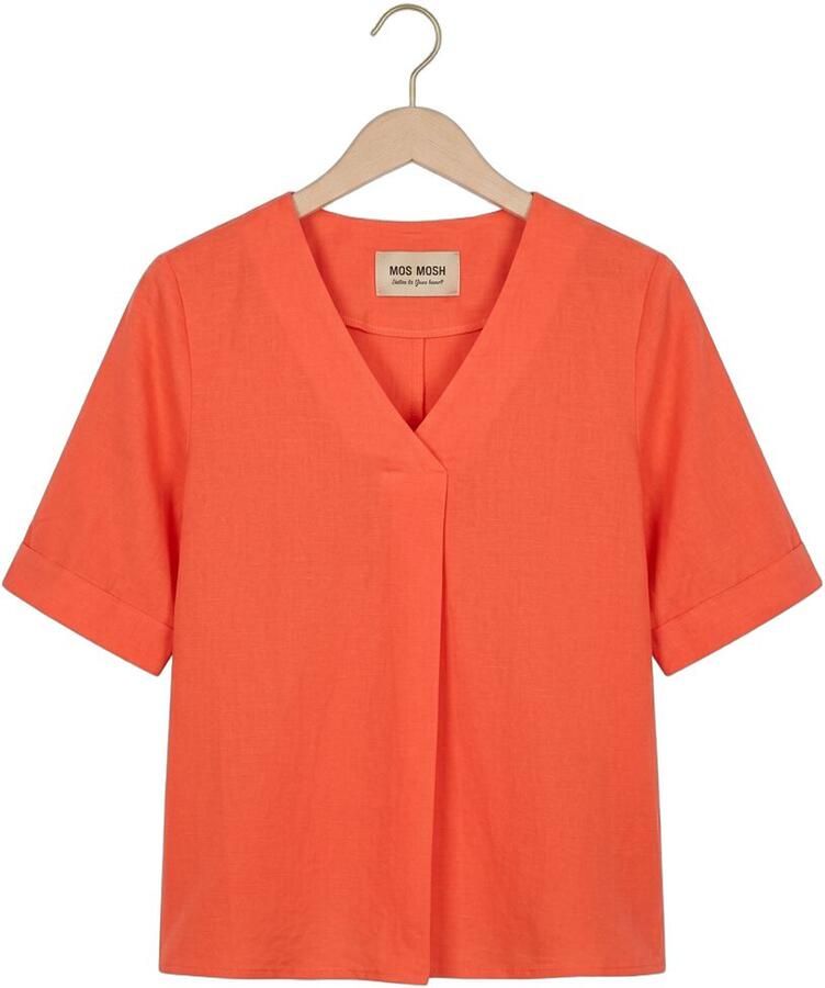 MOS MOSH Dames Blouses Mmraina Alexis Blouse Oranje - Foto 2