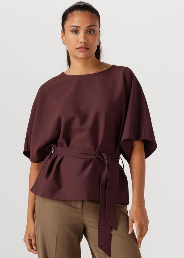 MOS MOSH Blouseshirt met strikceintuur model 'Rikala Miley' - Foto 4