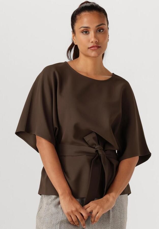 MOS MOSH Blouseshirt met strikceintuur model 'Rikala Miley' - Foto 4