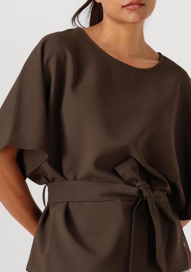 MOS MOSH Blouseshirt met strikceintuur model 'Rikala Miley' - Foto 2