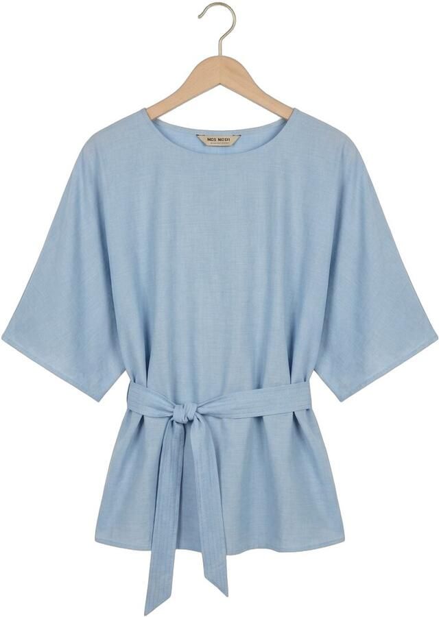 MOS MOSH Relaxed fit blouse van viscosemix Model 'Rikas' - Foto 2