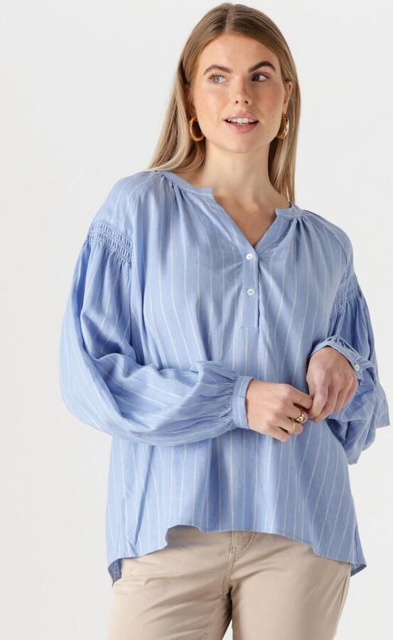 MOS MOSH Elegante Blauwe Blouse voor Stijlvolle Dames Blue Dames - Foto 4