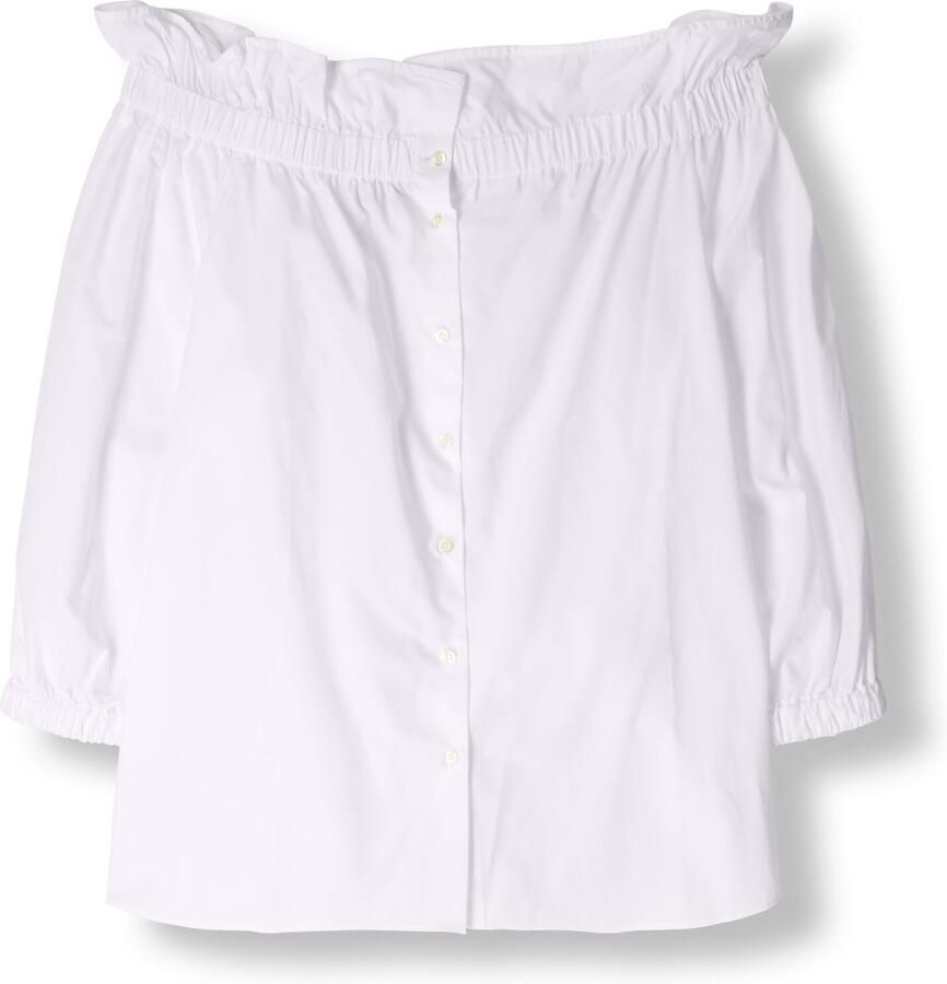 MOS MOSH Witte Off-Shoulder Rosario Blouse White Dames