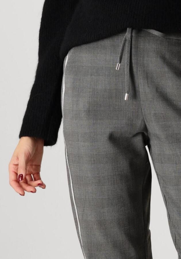 MOS MOSH Sportieve Elastische Taille Gestreepte Broek Gray Dames - Foto 2