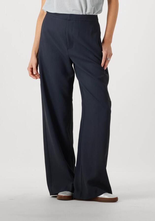 MOS MOSH Stoffen broek met wijde pijpen en persplooien model 'Leya' - Foto 4