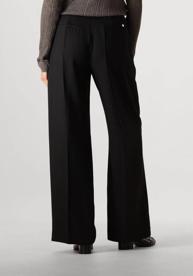 MOS MOSH Stoffen broek met wijde pijpen en persplooien model 'Leya' - Foto 2