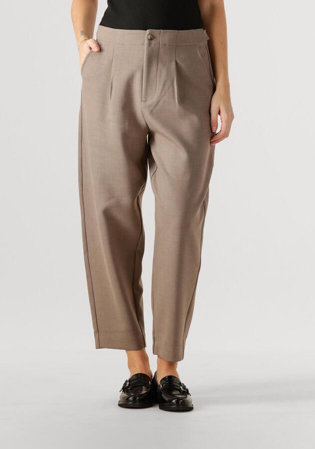 MOS MOSH Dames Broeken Mmcammie Elina Pant Taupe - Foto 4