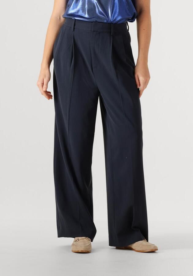 MOS MOSH Dames Broeken Mmcharlize panama pant Donkerblauw - Foto 4
