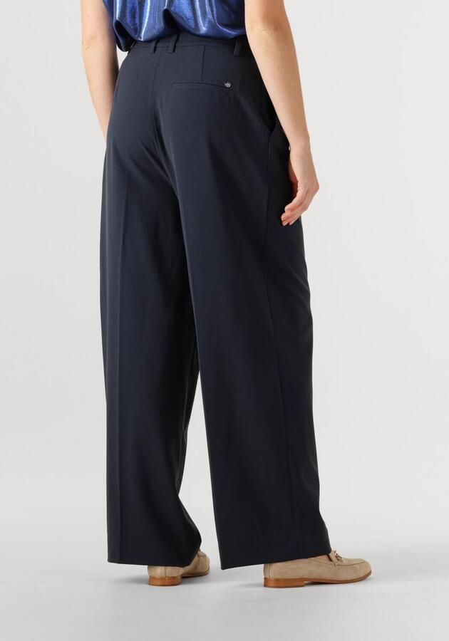 MOS MOSH Dames Broeken Mmcharlize panama pant Donkerblauw