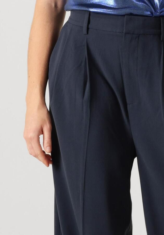 MOS MOSH Dames Broeken Mmcharlize panama pant Donkerblauw - Foto 2