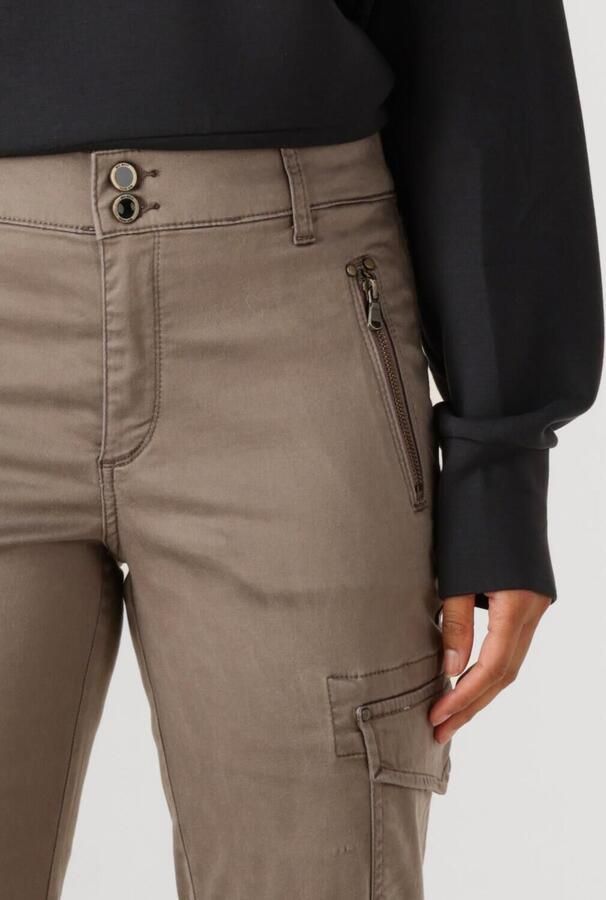MOS MOSH Dames Broeken Mmgilles Timaf Pant Taupe - Foto 2