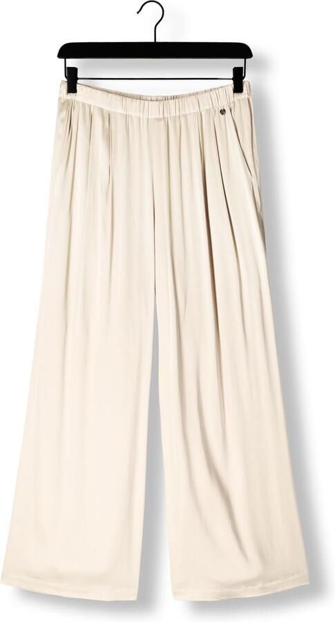 MOS MOSH Wide leg stoffen broek met platte plooien model 'RITA' - Foto 3