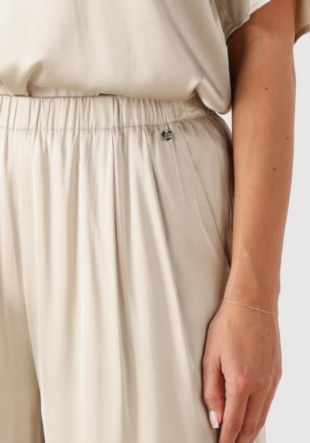 MOS MOSH Wide leg stoffen broek met platte plooien model 'RITA' - Foto 2