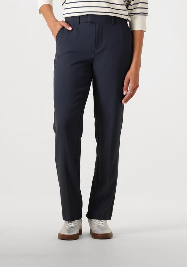 MOS MOSH Slim-fit Klassieke Broek Salute Navy Blue Dames - Foto 4
