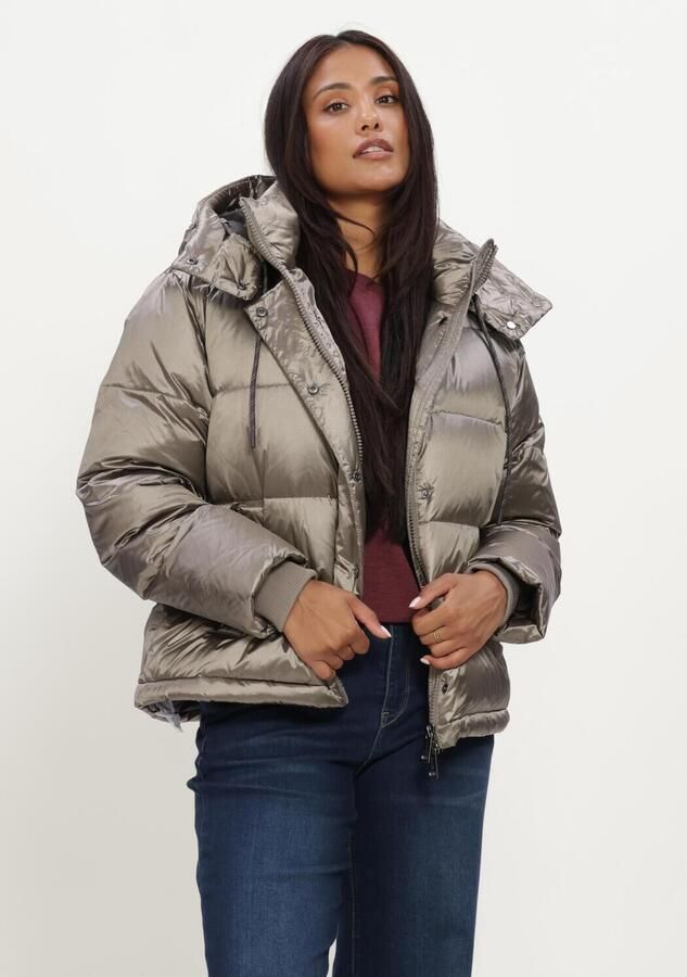 MOS MOSH regular fit jack met donsverenvulling model 'Jilly'